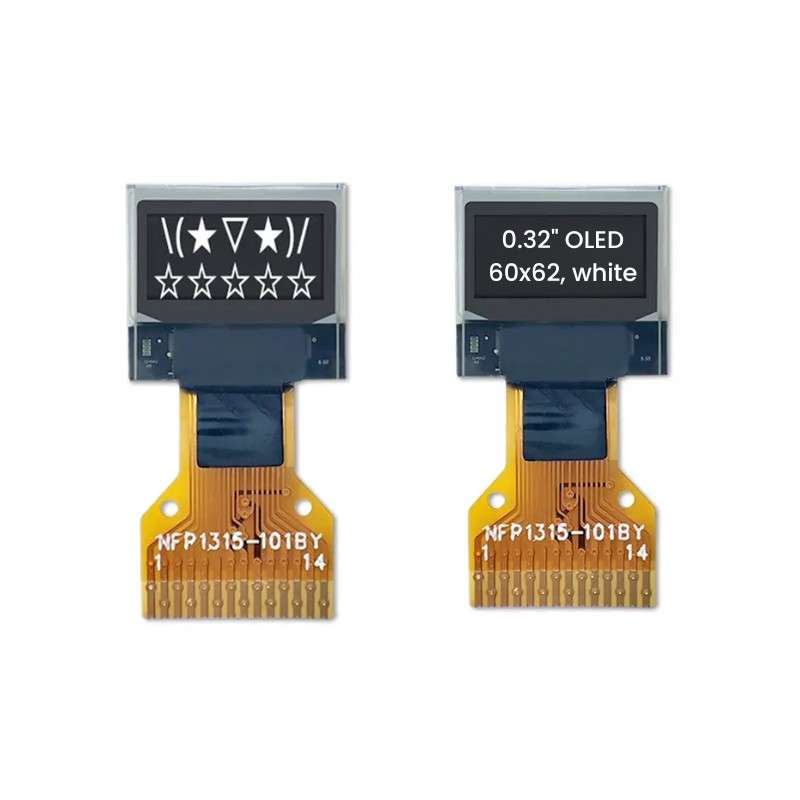 0.32 Inch OLED, 60x32, White, I2C, SSD1315 (1)