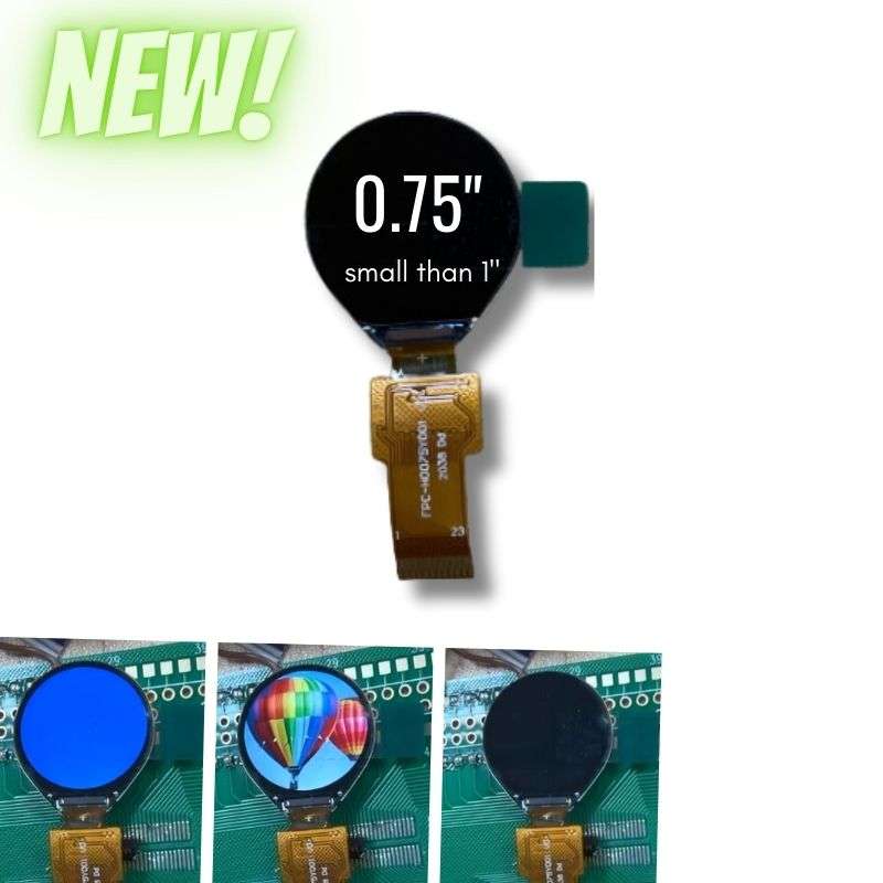 0.75-inch round TFT LCD,160x160_TTH075BRG-01