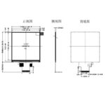 TTC040XST-03(4) 3.95-inch IPS TFT, Square, RGB+SPI, 720x720